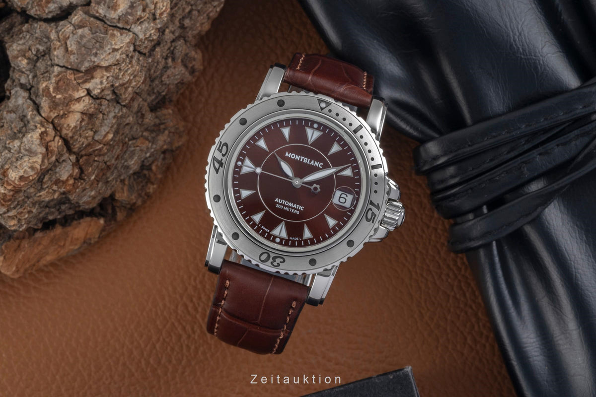 Montblanc Meisterstück steel automatic men's watch 7035  [2605498]