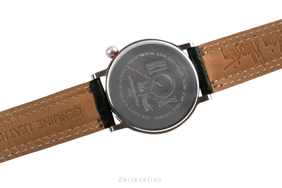 Alain Silberstein Klok chromed brass quartz men's watch  [2605499]
