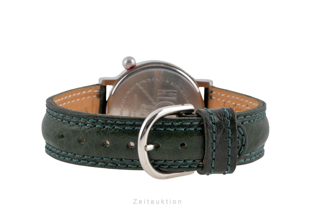 Alain Silberstein Klok chromed brass quartz men's watch  [2605499]