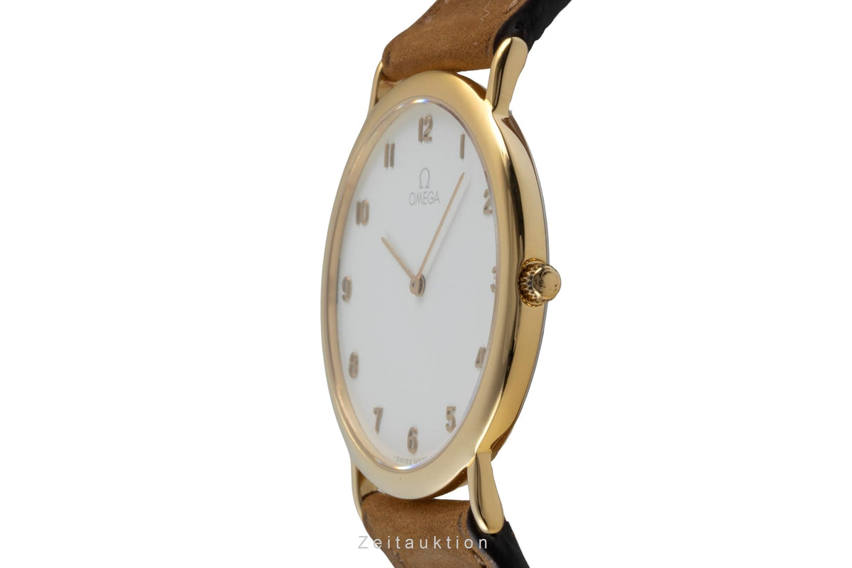 Omega De Ville gilt-brass quartz men's watch 195.0075.2  [2605500]