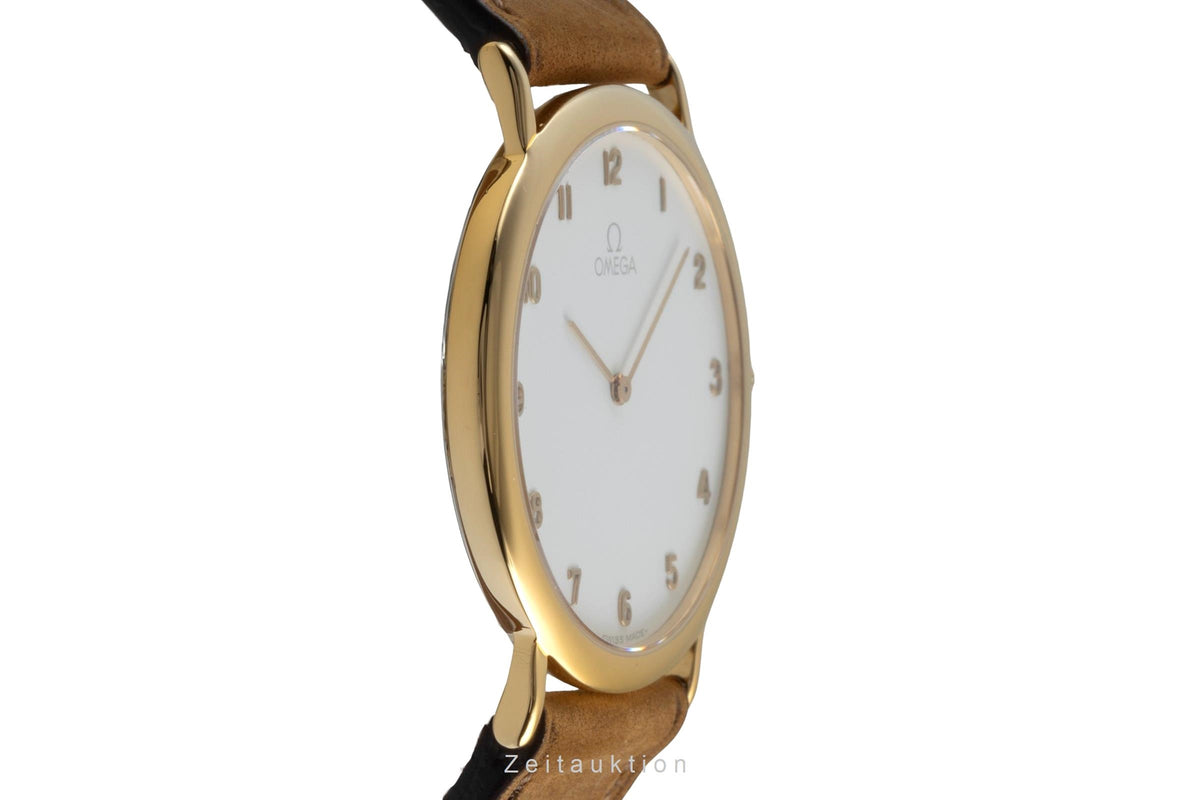 Omega De Ville gilt-brass quartz men's watch 195.0075.2  [2605500]
