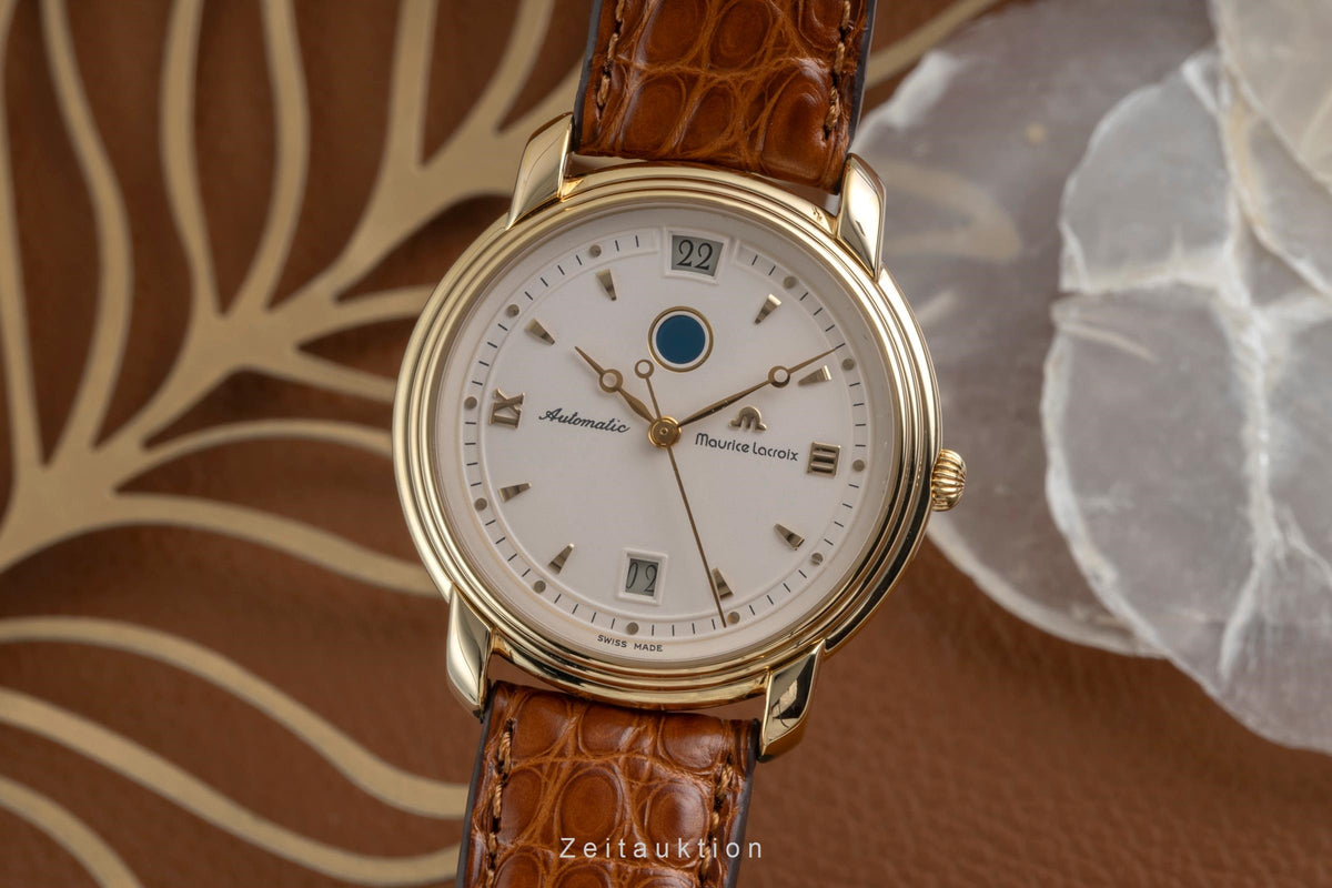 Maurice Lacroix GMT gilt-brass automatic men's watch 29399-5309  [2605501]