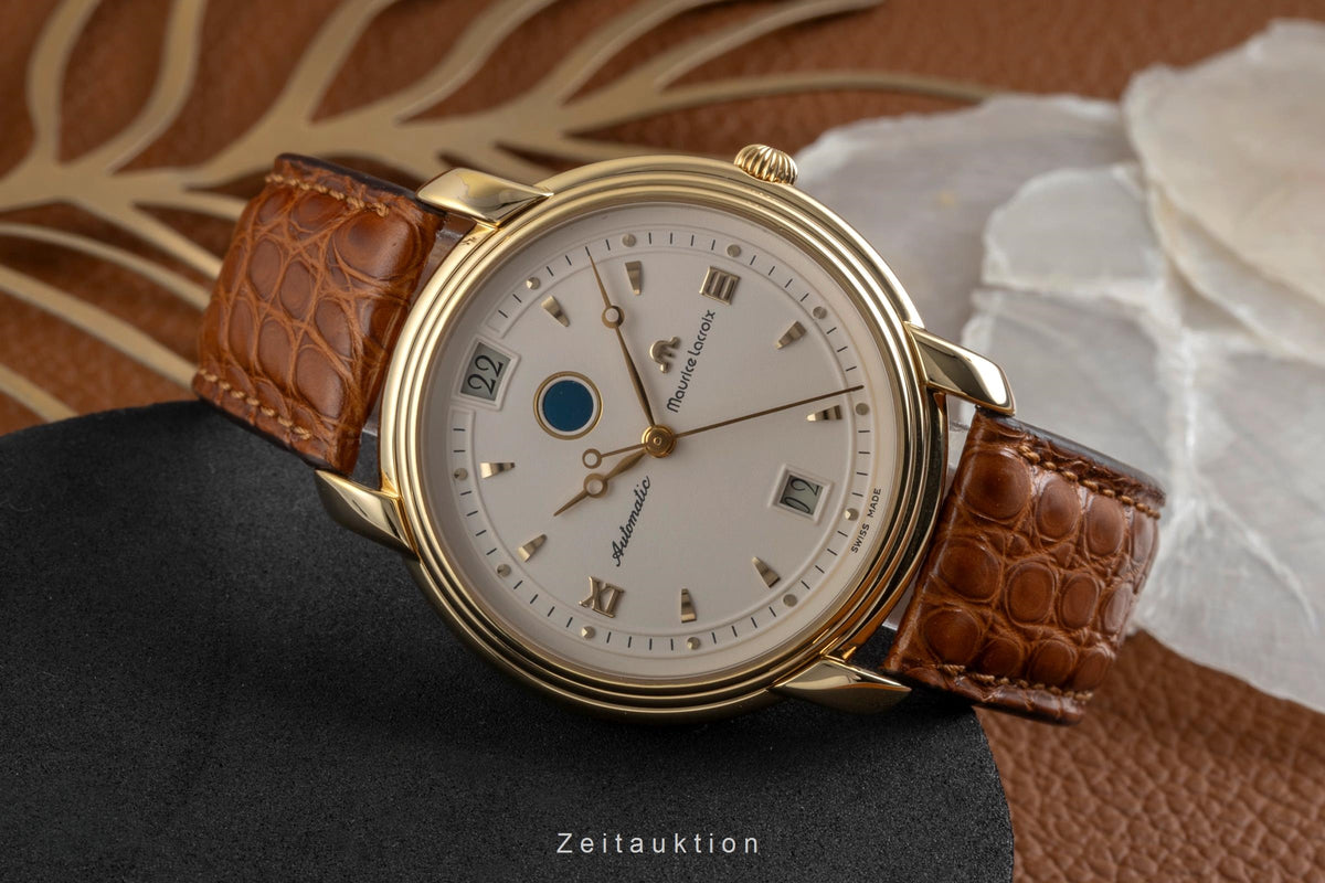 Maurice Lacroix GMT gilt-brass automatic men's watch 29399-5309  [2605501]