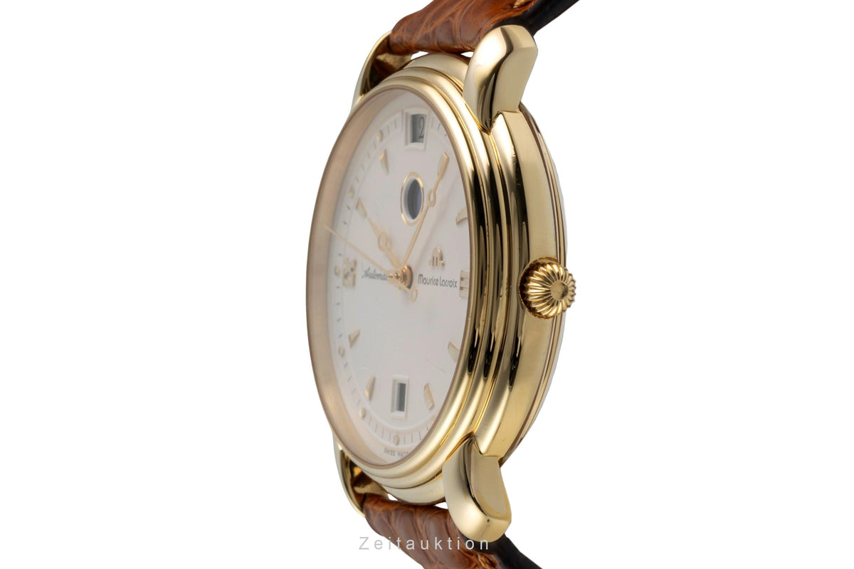 Maurice Lacroix GMT gilt-brass automatic men's watch 29399-5309  [2605501]