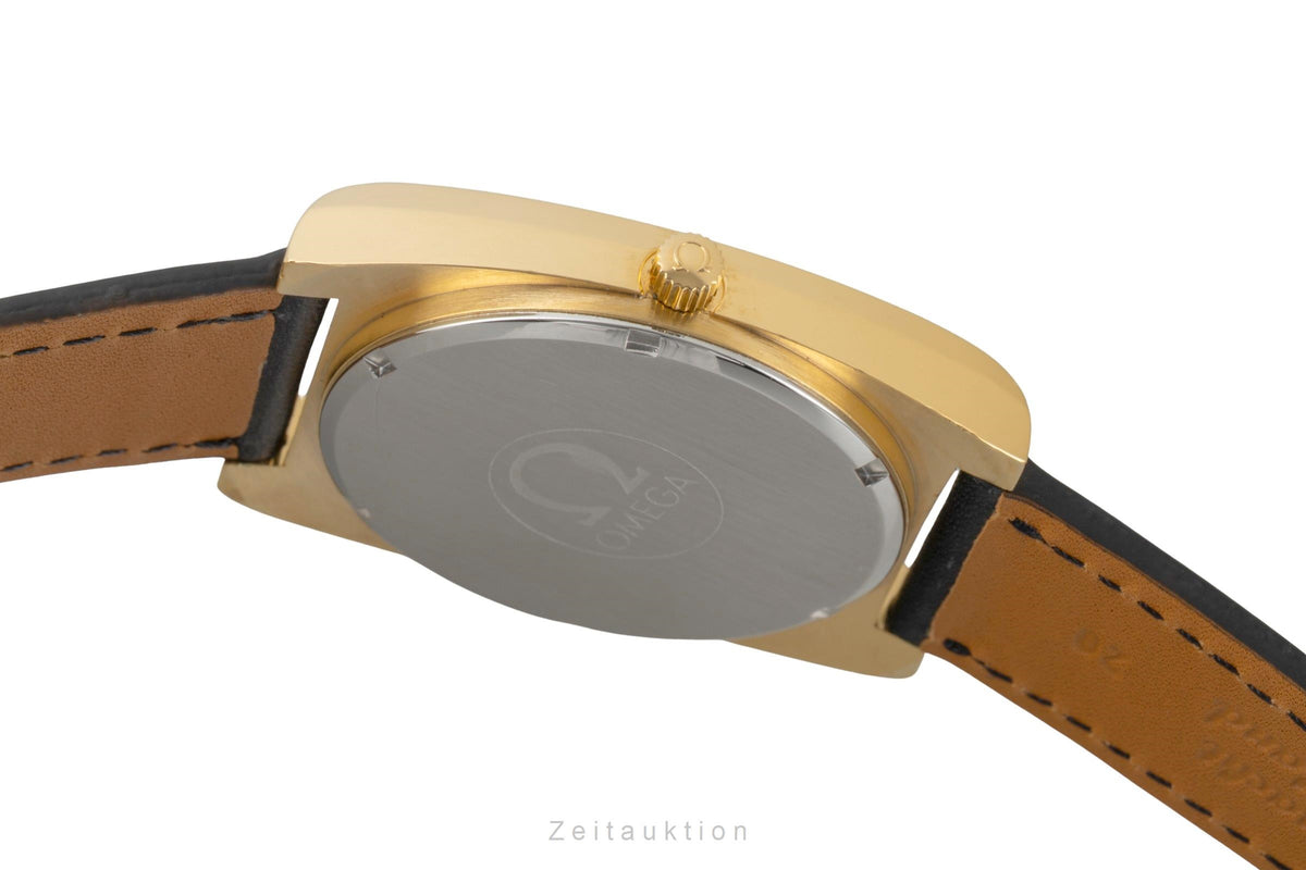 Omega Geneve gilt-brass automatic men's watch 166.0190 Vintage  [2605502]