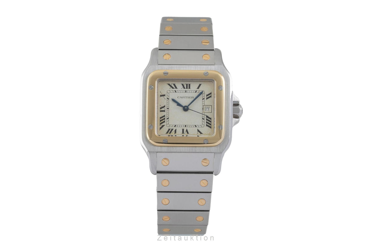 Cartier Santos steel / gold automatic men's watch 2961  [2605506]