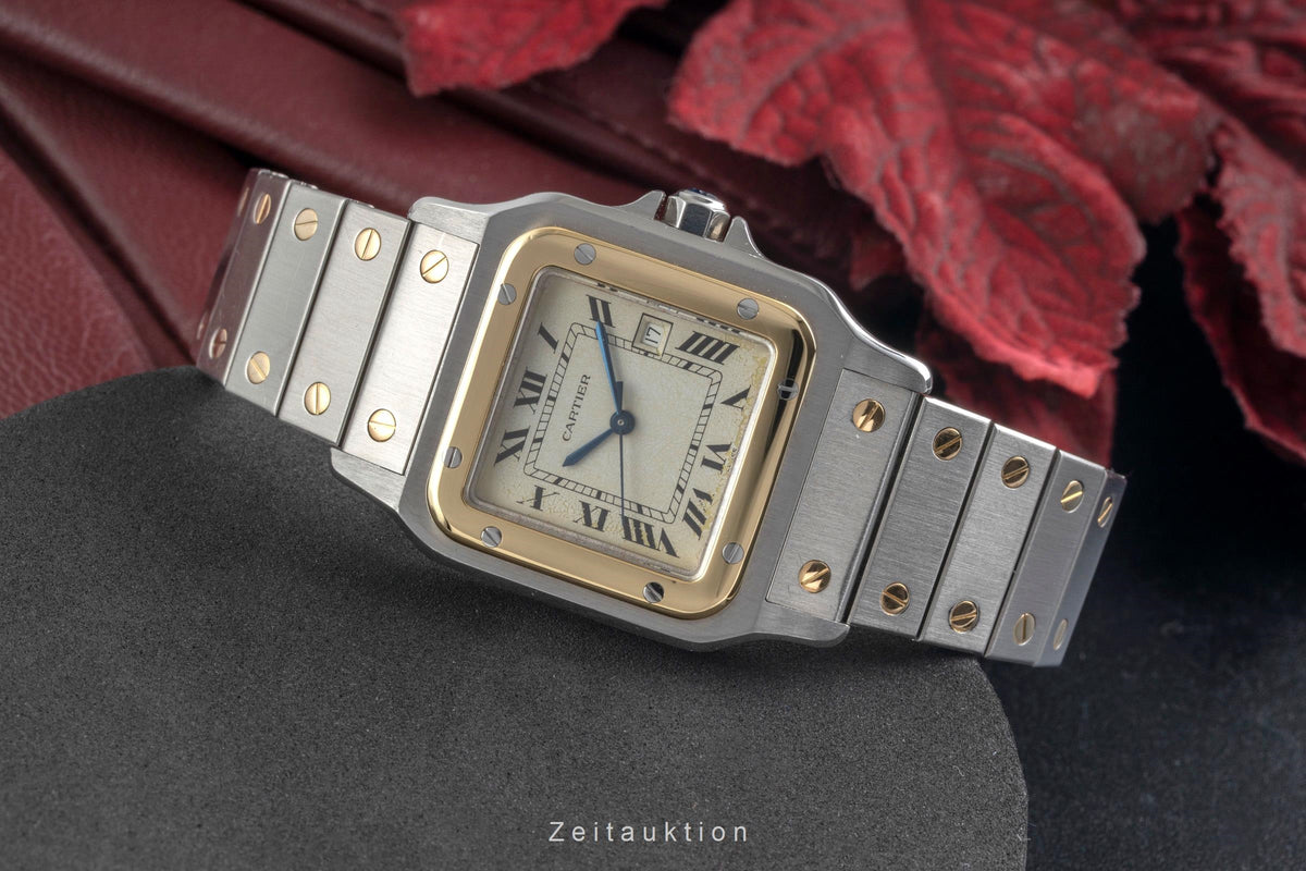 Cartier Santos steel / gold automatic men's watch 2961  [2605506]