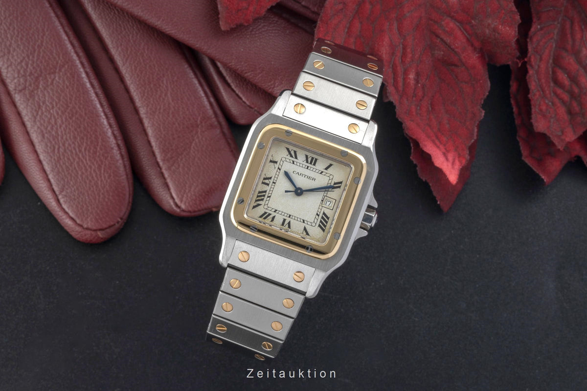 Cartier Santos steel / gold automatic men's watch 2961  [2605506]