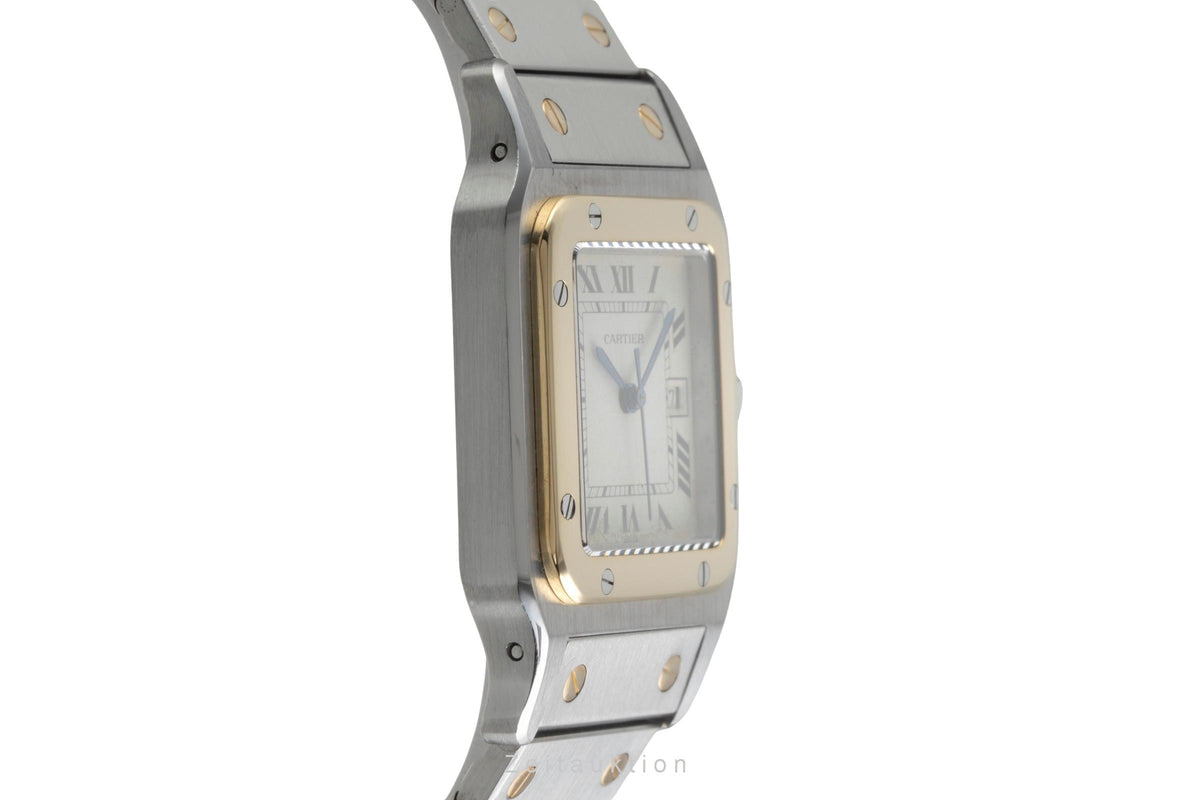 Cartier Santos steel / gold automatic men's watch 2961  [2605506]