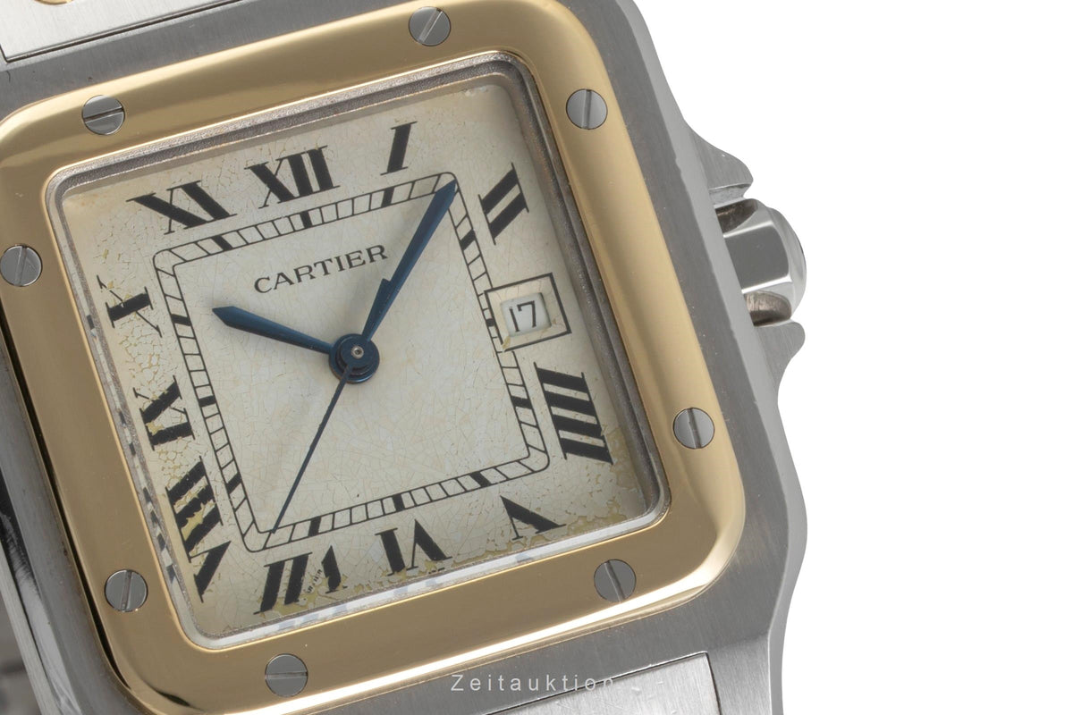 Cartier Santos steel / gold automatic men's watch 2961  [2605506]