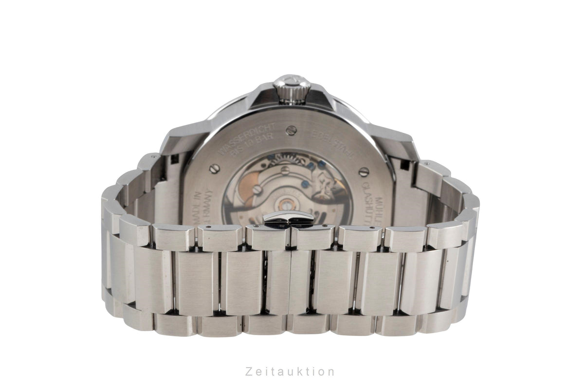 Mühle Glashütte 29er Big Automatik Edelstahl Herrenuhr Ref. M1-25-30 Box [2605507]