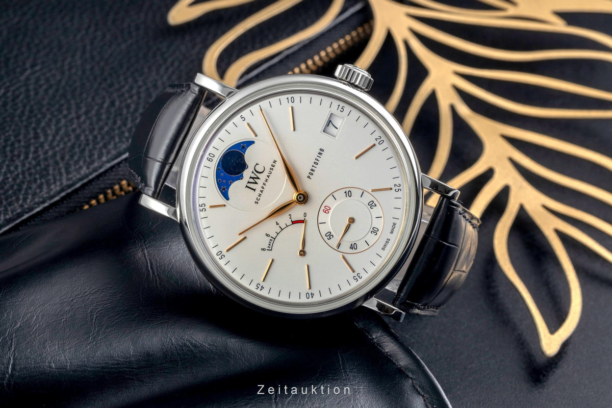 IWC Portofino Mondphase Handaufzug Stahl Ref. IW516401 B&P 2017 NP: 14500 € [2605510]