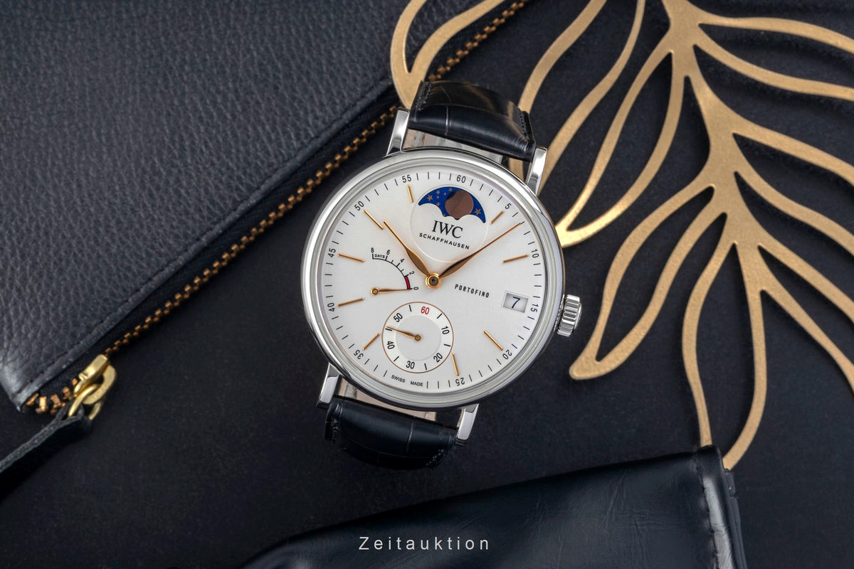 IWC Portofino Mondphase Handaufzug Stahl Ref. IW516401 B&P 2017 NP: 14500 € [2605510]