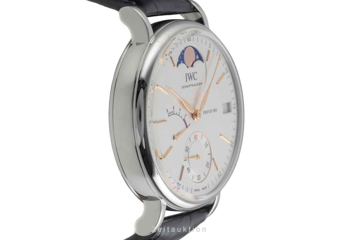 IWC Portofino Mondphase Handaufzug Stahl Ref. IW516401 B&P 2017 NP: 14500 € [2605510]