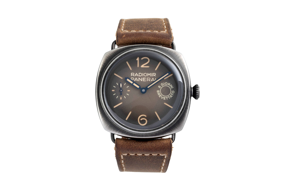 Panerai Radiomir 8 Giorni Stahl Handaufzug Herrenuhr Ref. PAM01347 B&P 2025 [2605511]