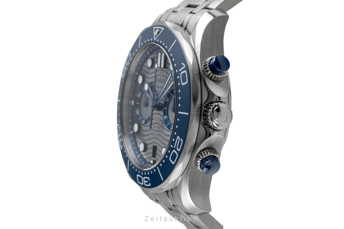 Omega Seamaster chronograph steel automatic men's watch 210.30.44.51.06.001 LP: 9300EUR  [2605512]
