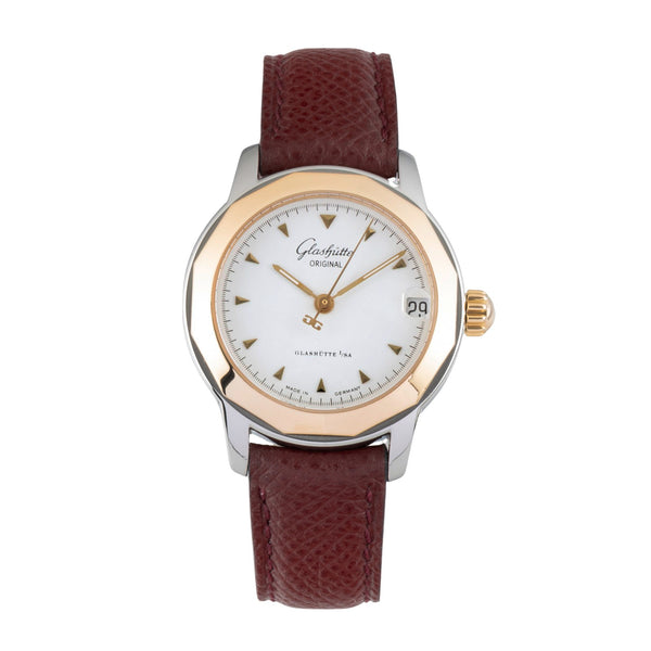 Glashütte Lady Sport acciaio / oro automatismo orologio da donna 10-33-43-53  [2605513]