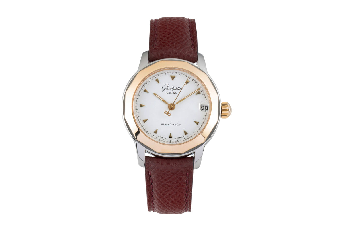 Glashütte Lady Sport steel / gold automatic women's watch 10-33-43-53  [2605513]