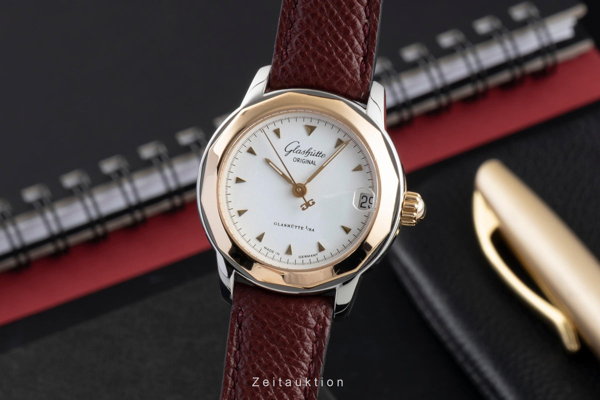 Glashütte Lady Sport acciaio / oro automatismo orologio da donna 10-33-43-53  [2605513]