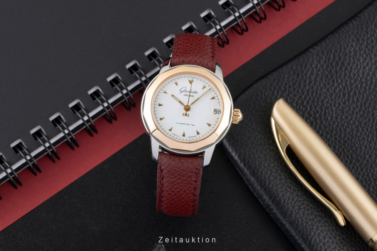 Glashütte Lady Sport acciaio / oro automatismo orologio da donna 10-33-43-53  [2605513]