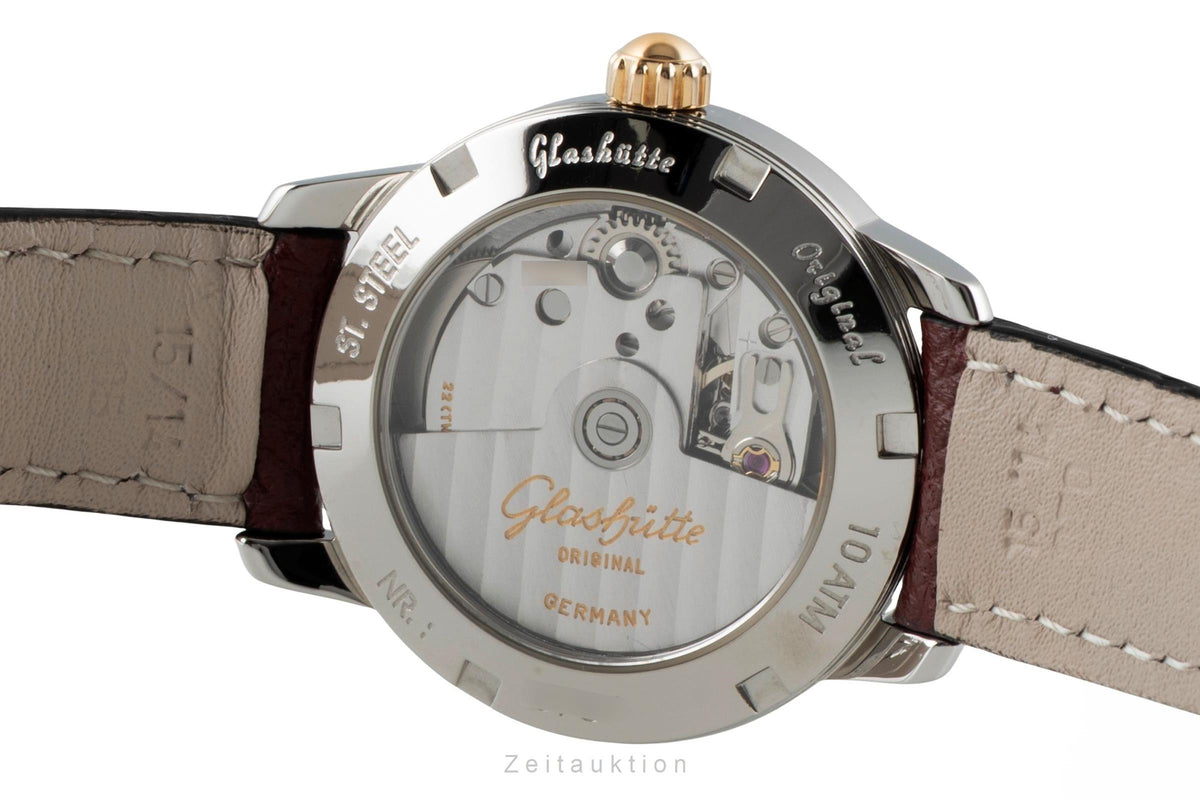 Glashütte Lady Sport acciaio / oro automatismo orologio da donna 10-33-43-53  [2605513]