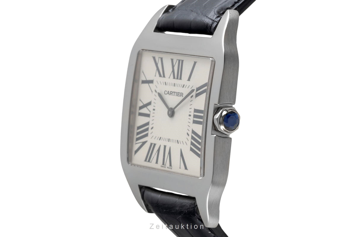 Cartier Santos Dumont 18 ct white gold manual winding men's watch W2007051  [2605515]
