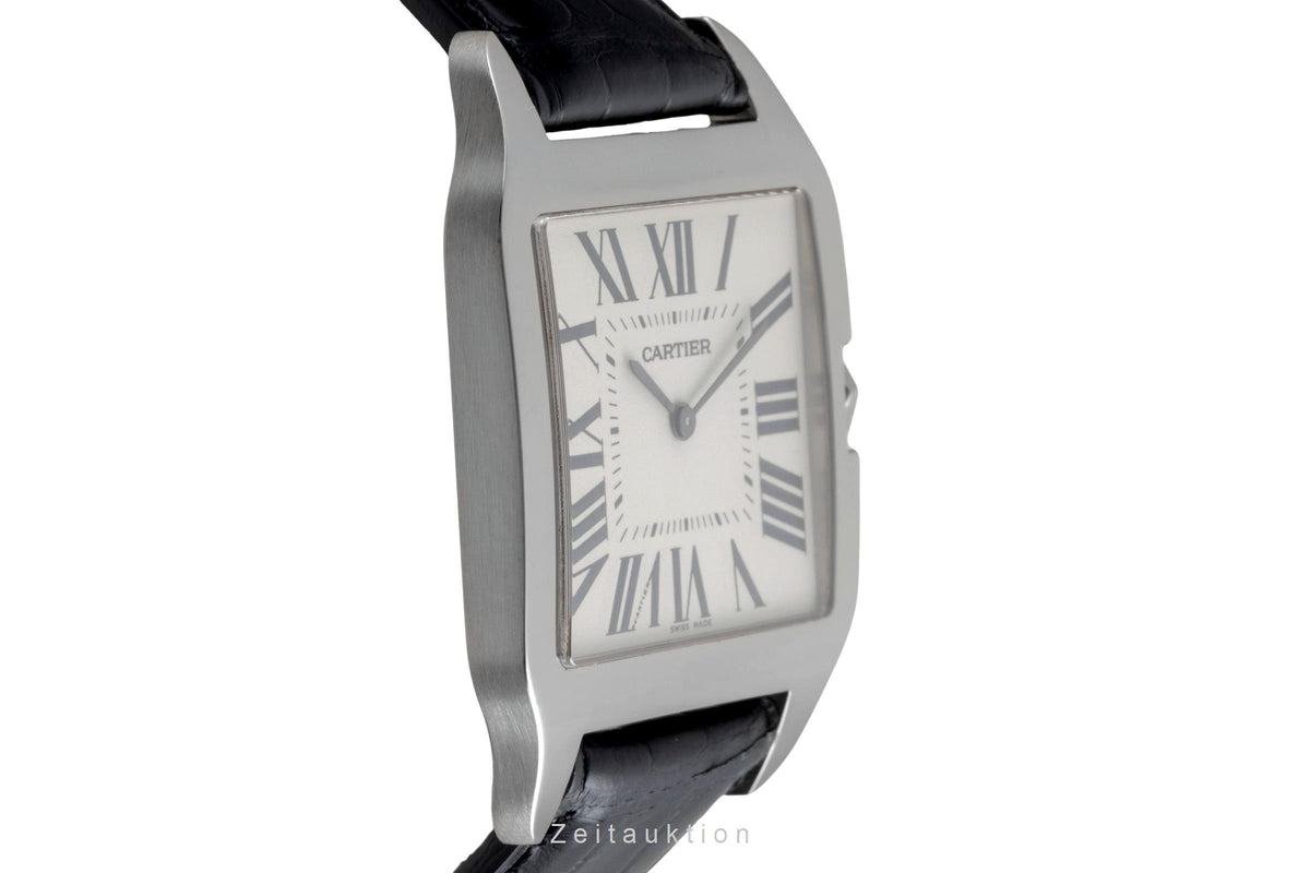 Cartier Santos Dumont 18 ct white gold manual winding men's watch W2007051  [2605515]