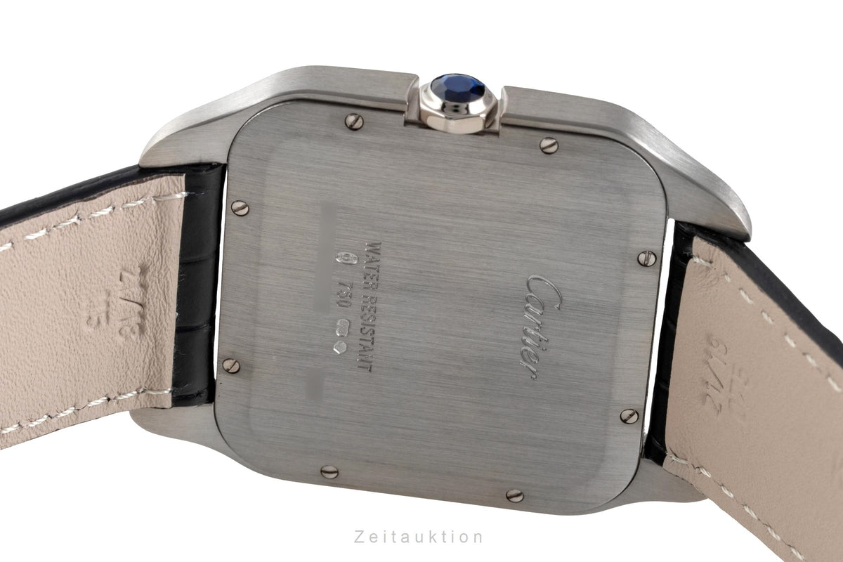 Cartier Santos Dumont 18 ct white gold manual winding men's watch W2007051  [2605515]
