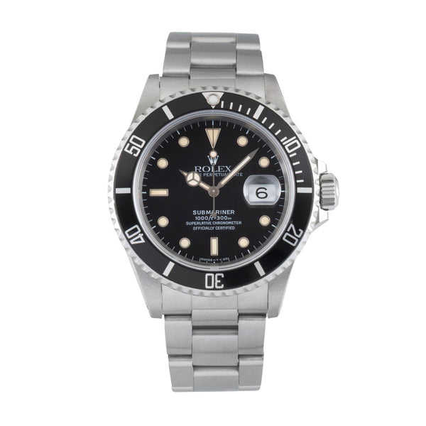 Rolex Submariner steel automatic men's watch 16610  [2605516]