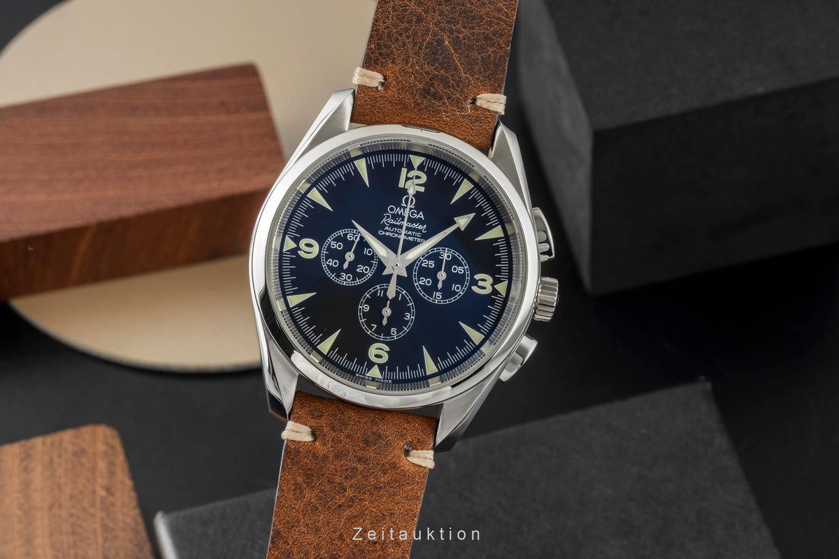 Omega Railmaster chronograph steel automatic men's watch 2812.52.37  [2605517]