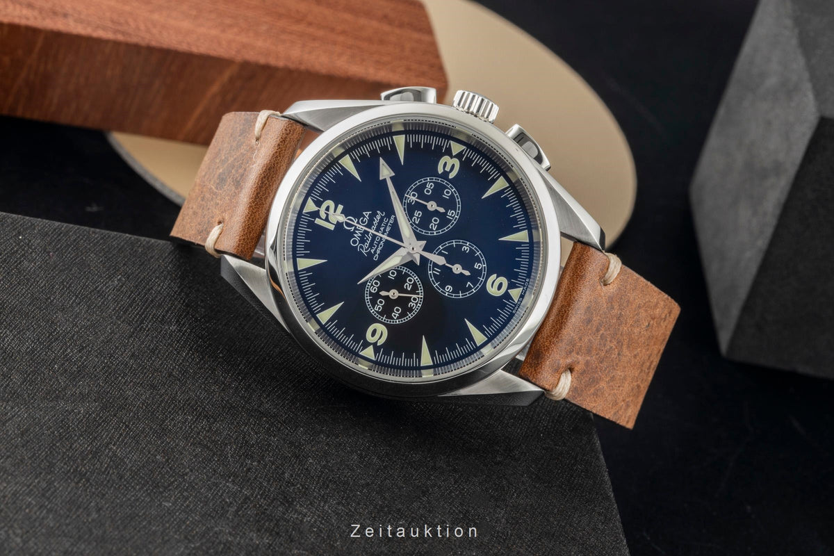 Omega Railmaster chronograph steel automatic men's watch 2812.52.37  [2605517]