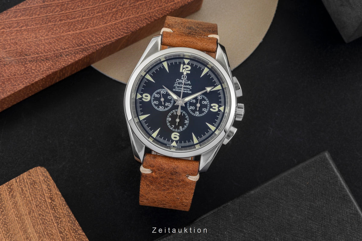 Omega Railmaster chronograph steel automatic men's watch 2812.52.37  [2605517]