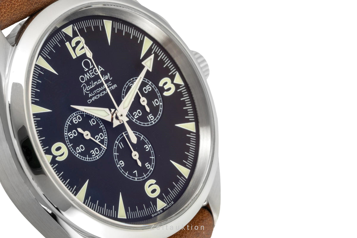 Omega Railmaster chronograph steel automatic men's watch 2812.52.37  [2605517]