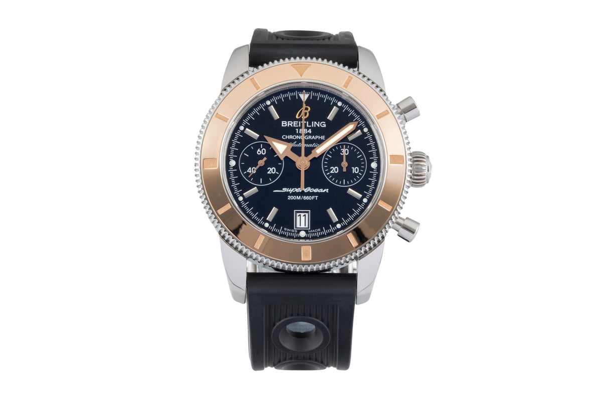 Breitling Superocean cronografo acciaio / oro automatismo orologio da uomo U23370  U237B810RC  [2605520]