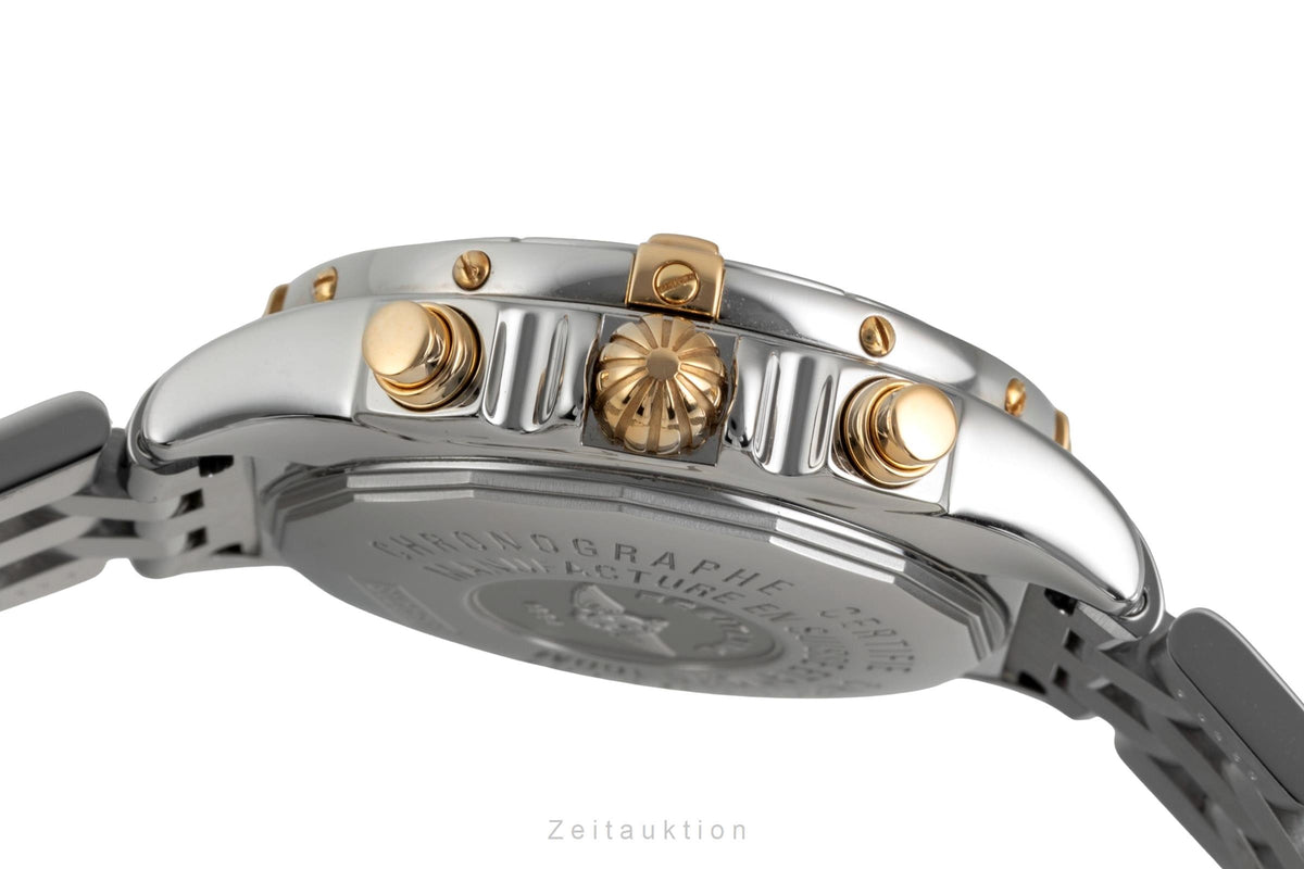 Breitling Chronograph Cockpit Stahl Gold Ref. B13358 B152A97PA B&P 2006 [2605521]