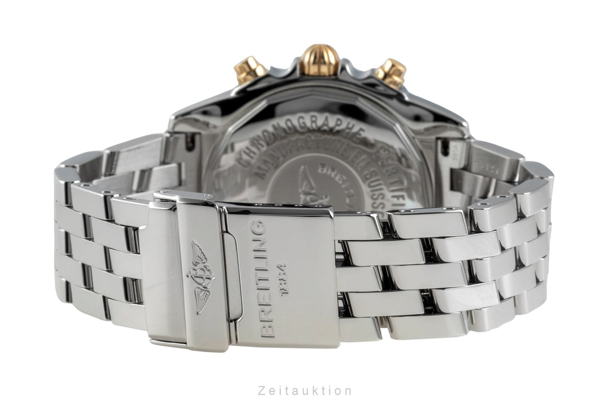 Breitling Chronograph Cockpit Stahl Gold Ref. B13358 B152A97PA B&P 2006 [2605521]
