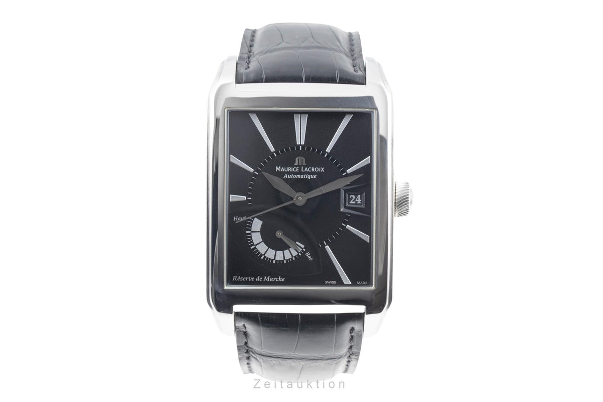 Maurice Lacroix Pontos Reserve de Marche Stahl Automatik Ref. PT6167 B&P [2605529]