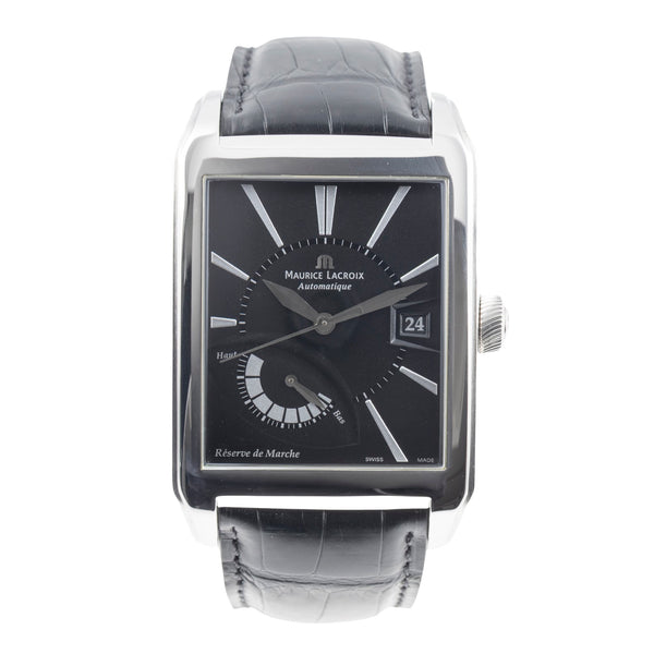 Maurice Lacroix Pontos Reserve de Marche Stahl Automatik Ref. PT6167 B&P [2605529]
