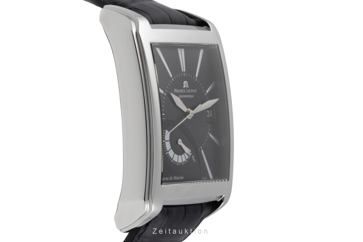 Maurice Lacroix Pontos Reserve de Marche Stahl Automatik Ref. PT6167 B&P [2605529]
