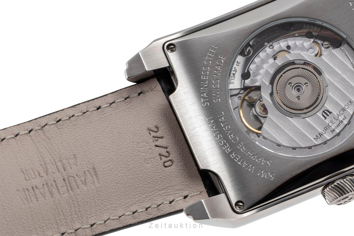 Maurice Lacroix Pontos Reserve de Marche Stahl Automatik Ref. PT6167 B&P [2605529]