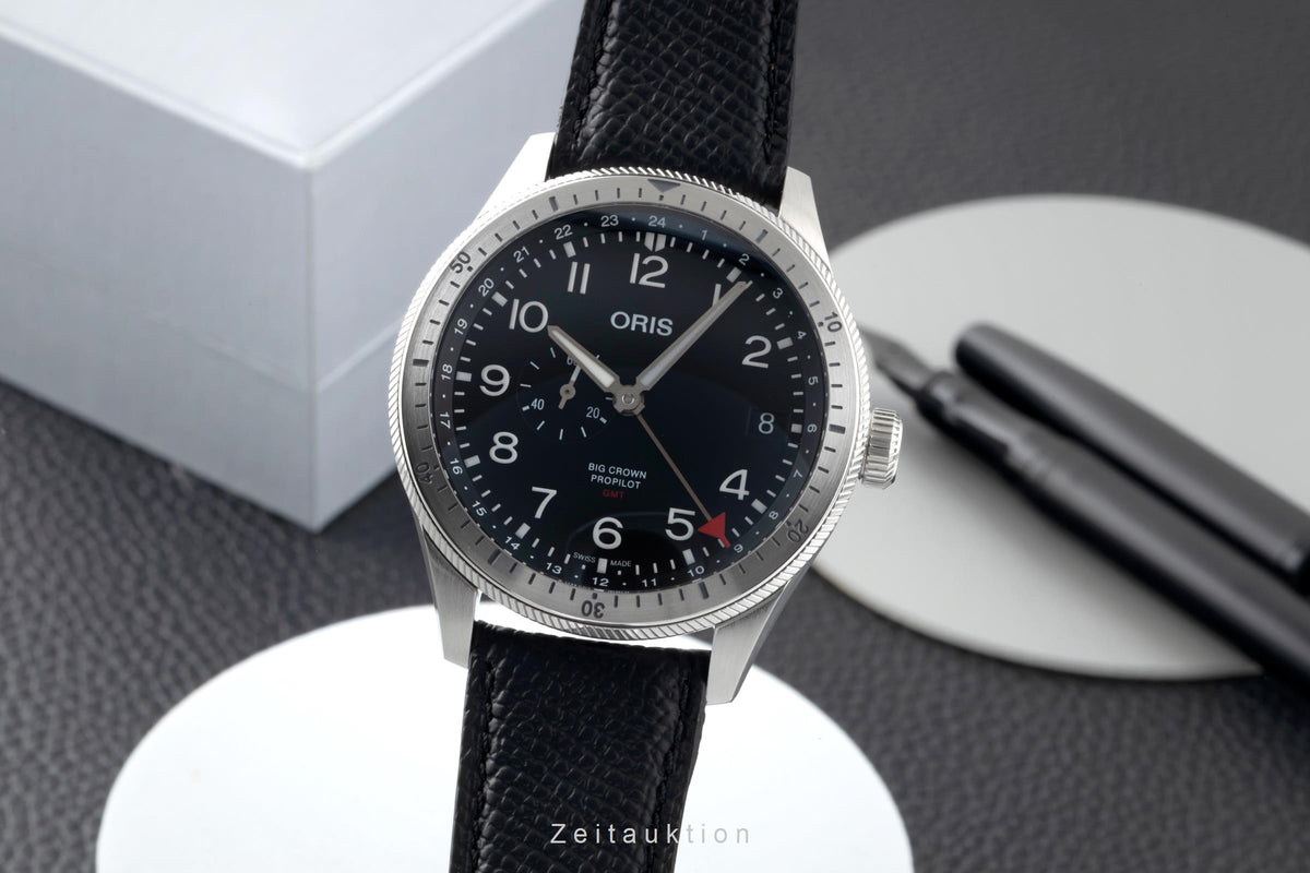 Oris Big Crown ProPilot GMT Stahl Automatik 01 748 7756 4064-07 3 22 02LC B&P [2605530]