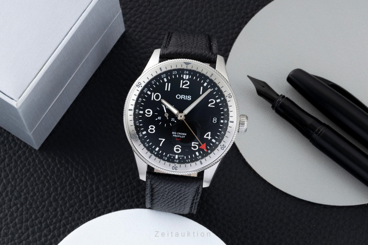Oris Big Crown ProPilot GMT Stahl Automatik 01 748 7756 4064-07 3 22 02LC B&P [2605530]