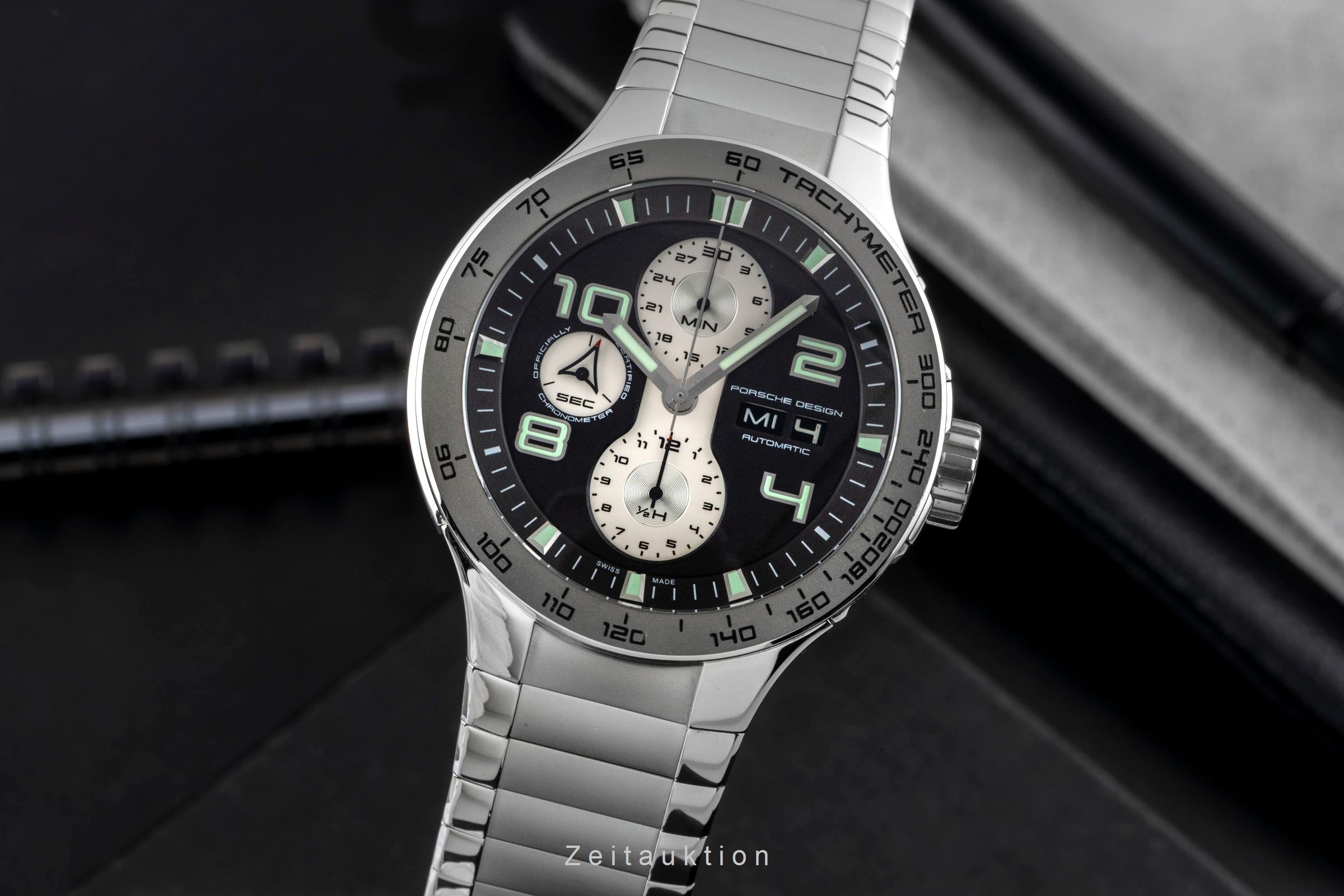 Porsche Design Flat Six chronograph steel automatic Ref. 6340.41