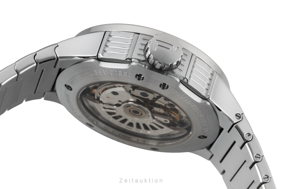 Porsche Design Flat Six Edelstahl Automatik Herrenuhr Ref. 6340.41.44 Papiere [2605531]