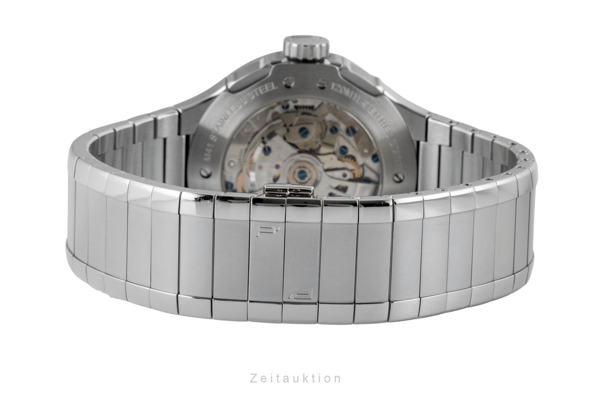 Porsche Design Flat Six Edelstahl Automatik Herrenuhr Ref. 6340.41.44 Papiere [2605531]