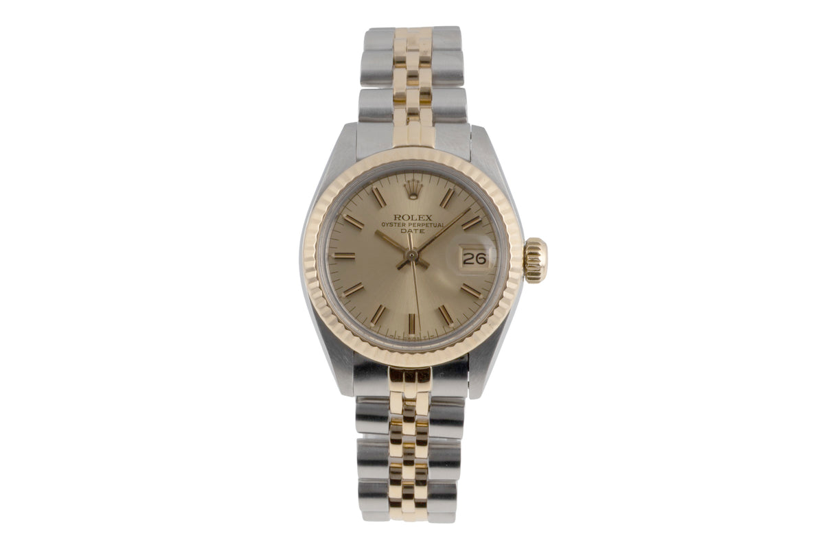 Rolex Lady Date 26 Stahl / Gold Automatik Damenuhr Ref. 6917 Vintage  [2605534]
