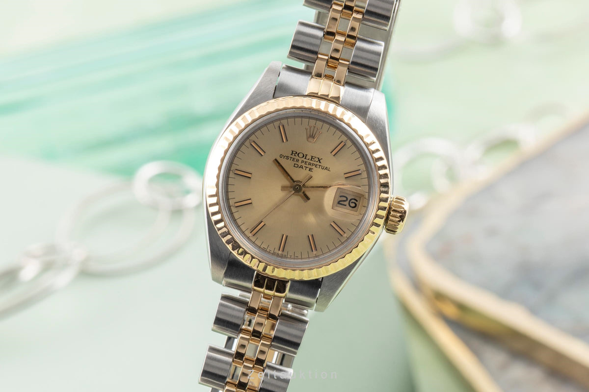 Rolex Lady Date steel / gold automatic women's watch 6917 Vintage  [2605534]