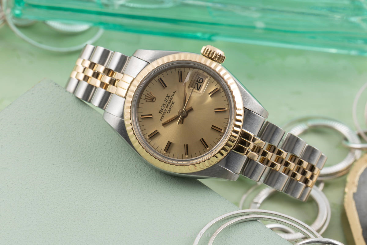 Rolex Lady Date steel / gold automatic women's watch 6917 Vintage  [2605534]