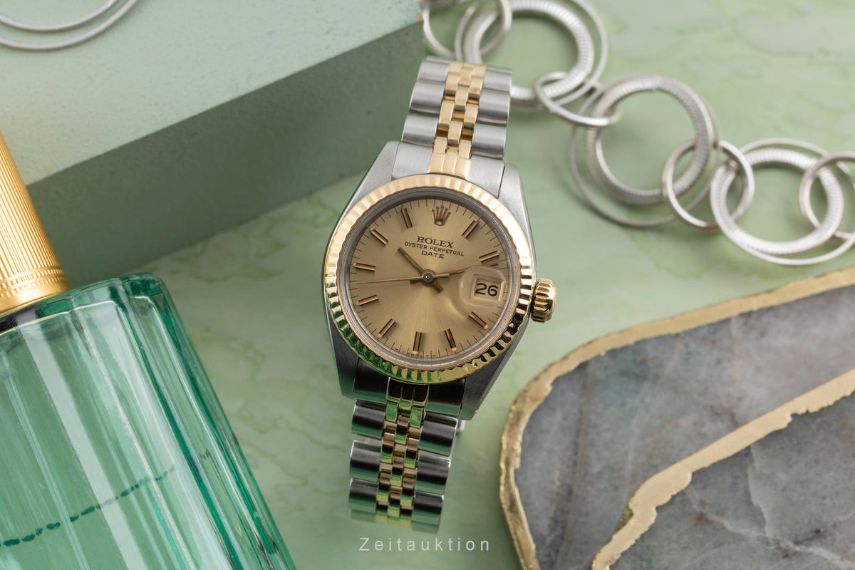 Rolex Lady Date steel / gold automatic women's watch 6917 Vintage  [2605534]