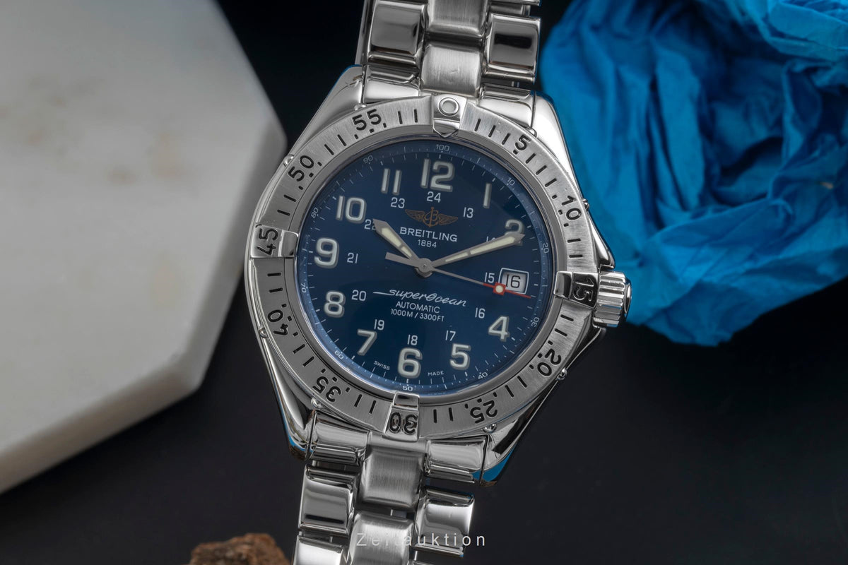 Breitling Superocean acciaio automatismo orologio da uomo A17340  [2605539]